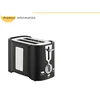 One Small Bread Maker with Double-sided Toast and 800W Breakfast Toast Oven, Portable Intelligent Automatic Breakfast Machine 6