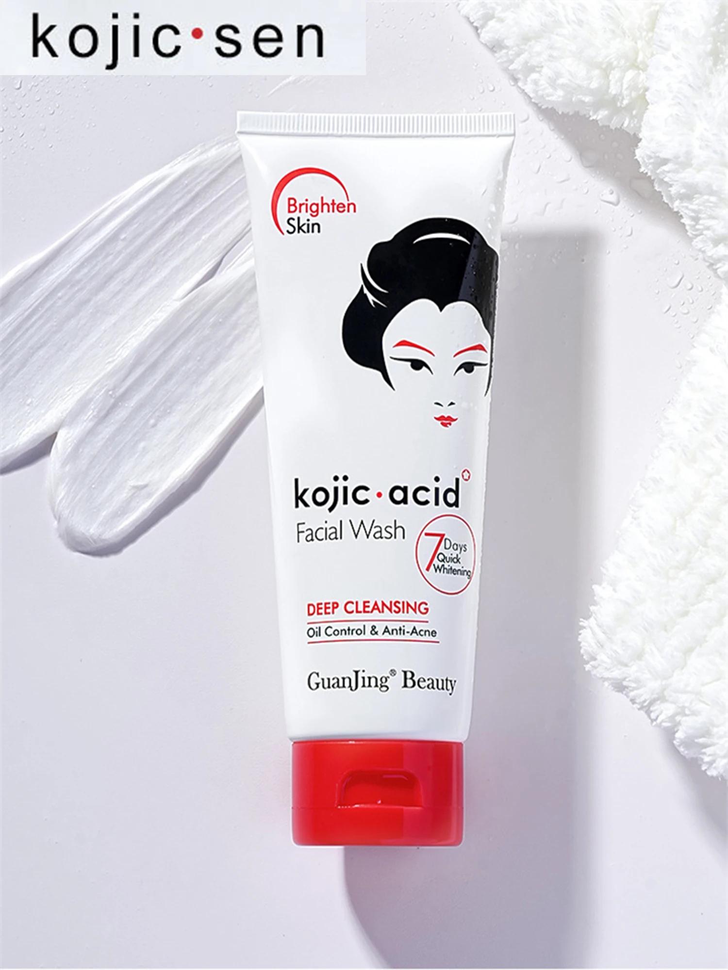P15 P30 Original Kojic Acid Series Skin Care Set Facial Cleanser Body Facial Wash Face Cream Handmade for men women Body Soap