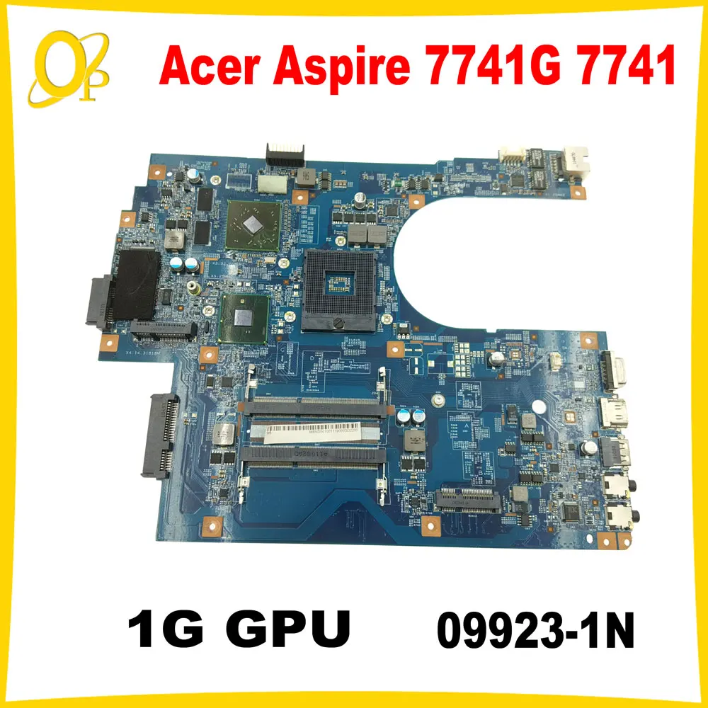 

48.4HN01.01N 09923-1N материнская плата для ноутбука Acer Aspire 7741G 7741 материнская плата MBBJ901001 MBRCB01001 JE70-CP DDR3 1 ГБ GPU протестирована