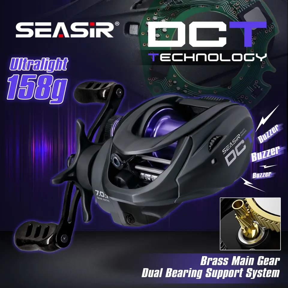 SEASIR DCT DC reel BFS Ultralight 158g Baitcasting Reel Digital