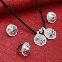 Ethiopian Eritrea Ethnic Jewelry Sets Women Girls Africa Wedding Party 1