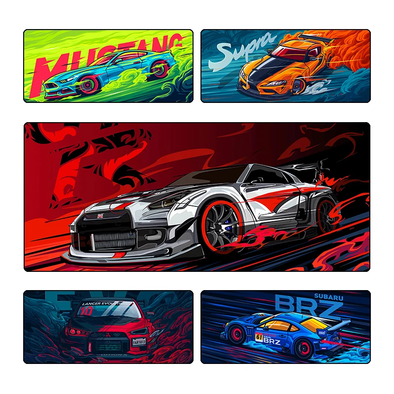 سجادة ماوس ألعاب GTR كبيرة مضادة للانزلاق