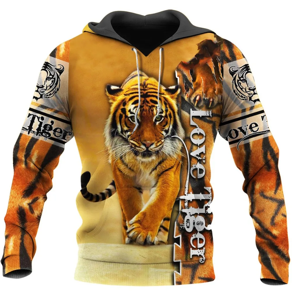 Bonito amor tigre 3d todo impresso unisex deluxe hoodie moletom com capuz masculino zip pulôver jaqueta casual agasalho