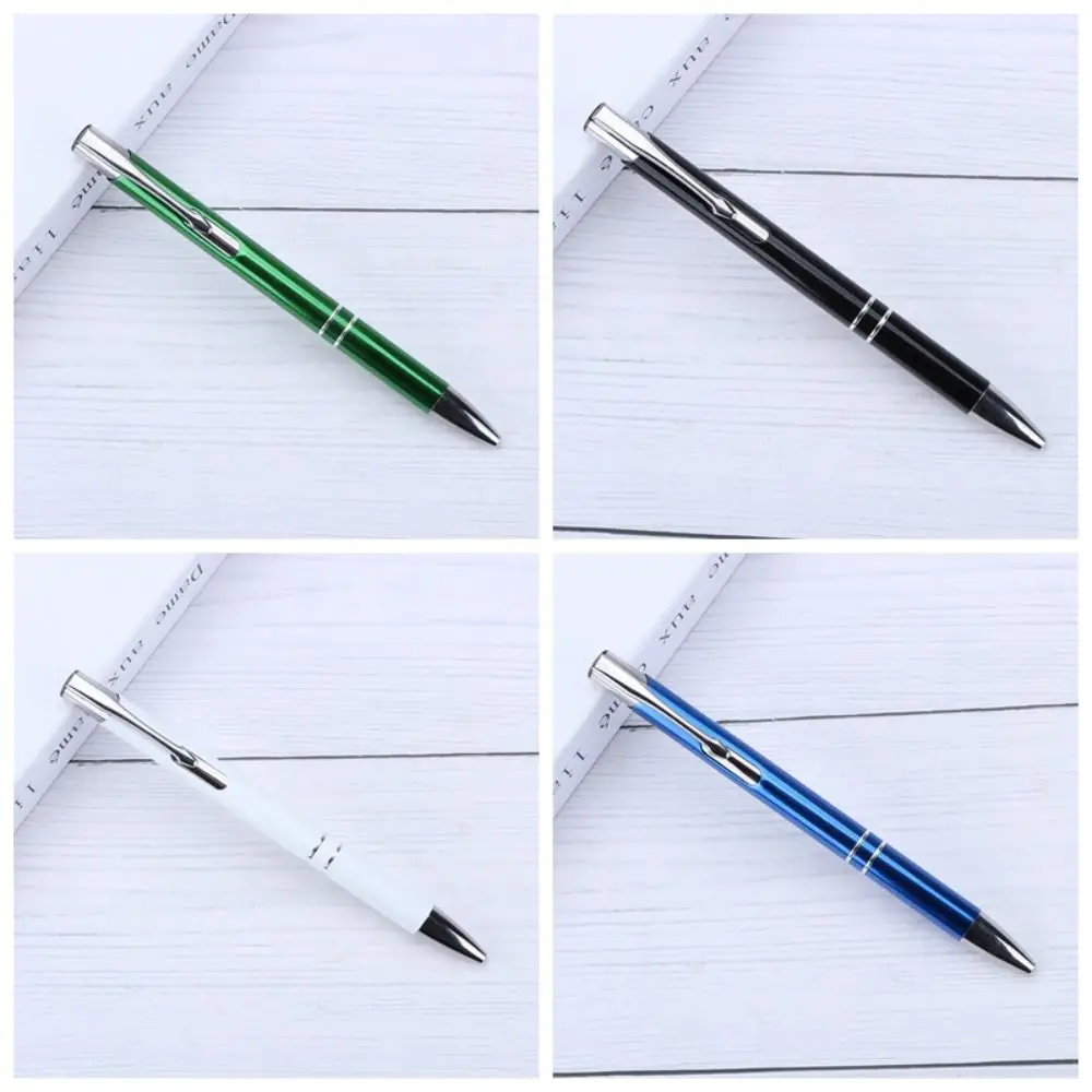 Deluxe Aluminum Ballpoint Pen - Elegant Design and Waterproof Durability