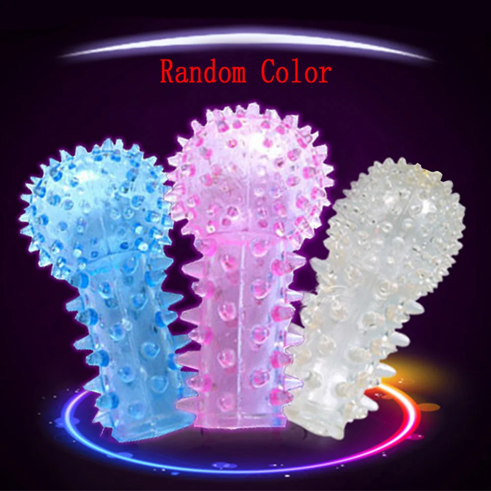 Duren Finger Penis Sleeve Condom Reusable Penis Ring Vagina Clits Stimulation Massage Sex Toys For Women Lesbian Erotic Toys