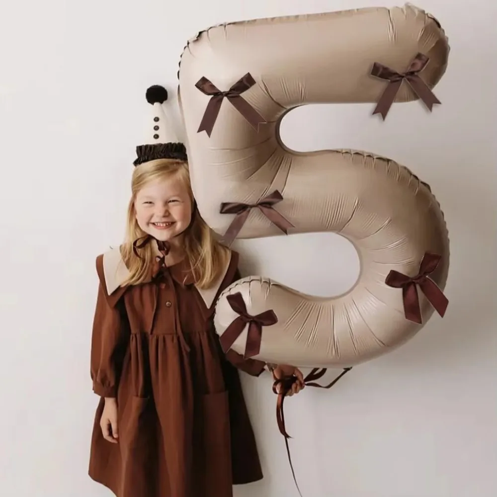 Aluminum Foil Number Balloons for Birthday Party Decorations
