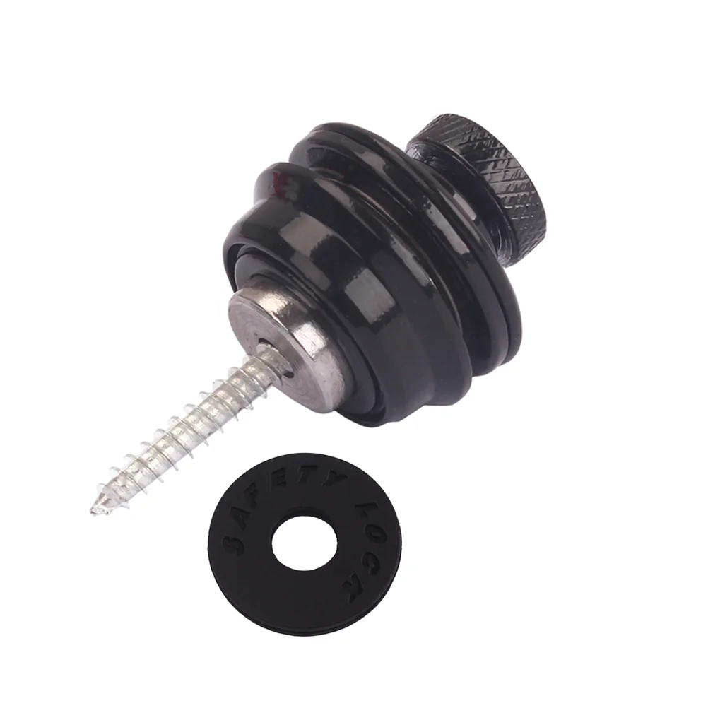 

Guitar Strap Button Heavy Duty Alloy Mushroom Head Guitar Strap Buttons Strap Safety Locks Guitar Parts