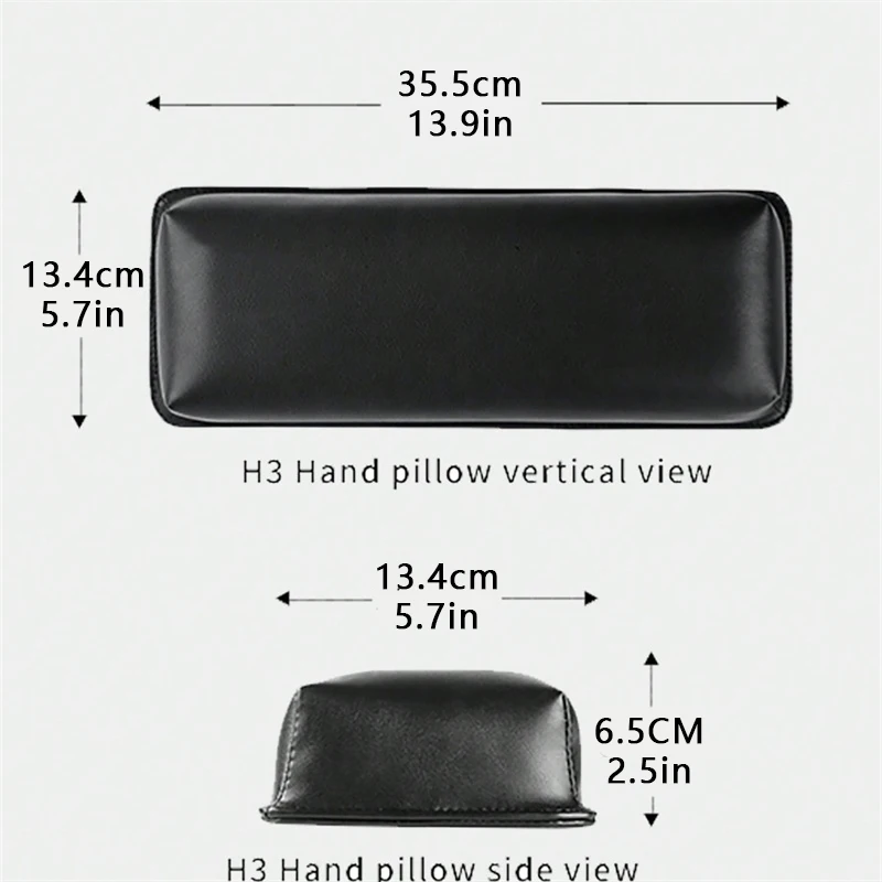 Acrylic Nail Armrest Microfiber PU Leather Nail Hand Cushion Soft Hand Pillow Thick Sponge Pillow