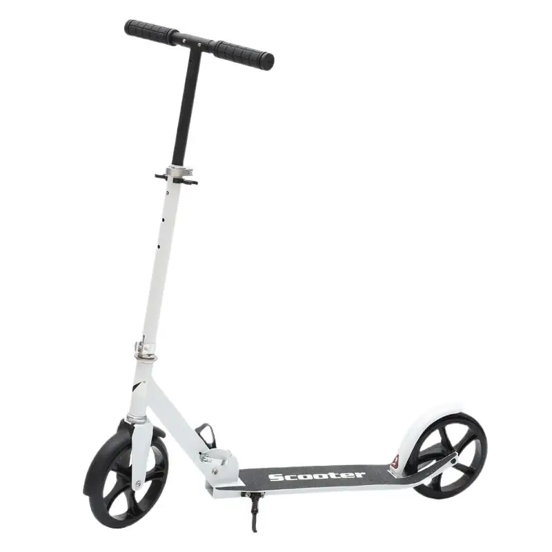 8-Inch Pu Two-Wheel Scooter Multi-Color Foldable Mini Power Pedal Kick Foot Scooter