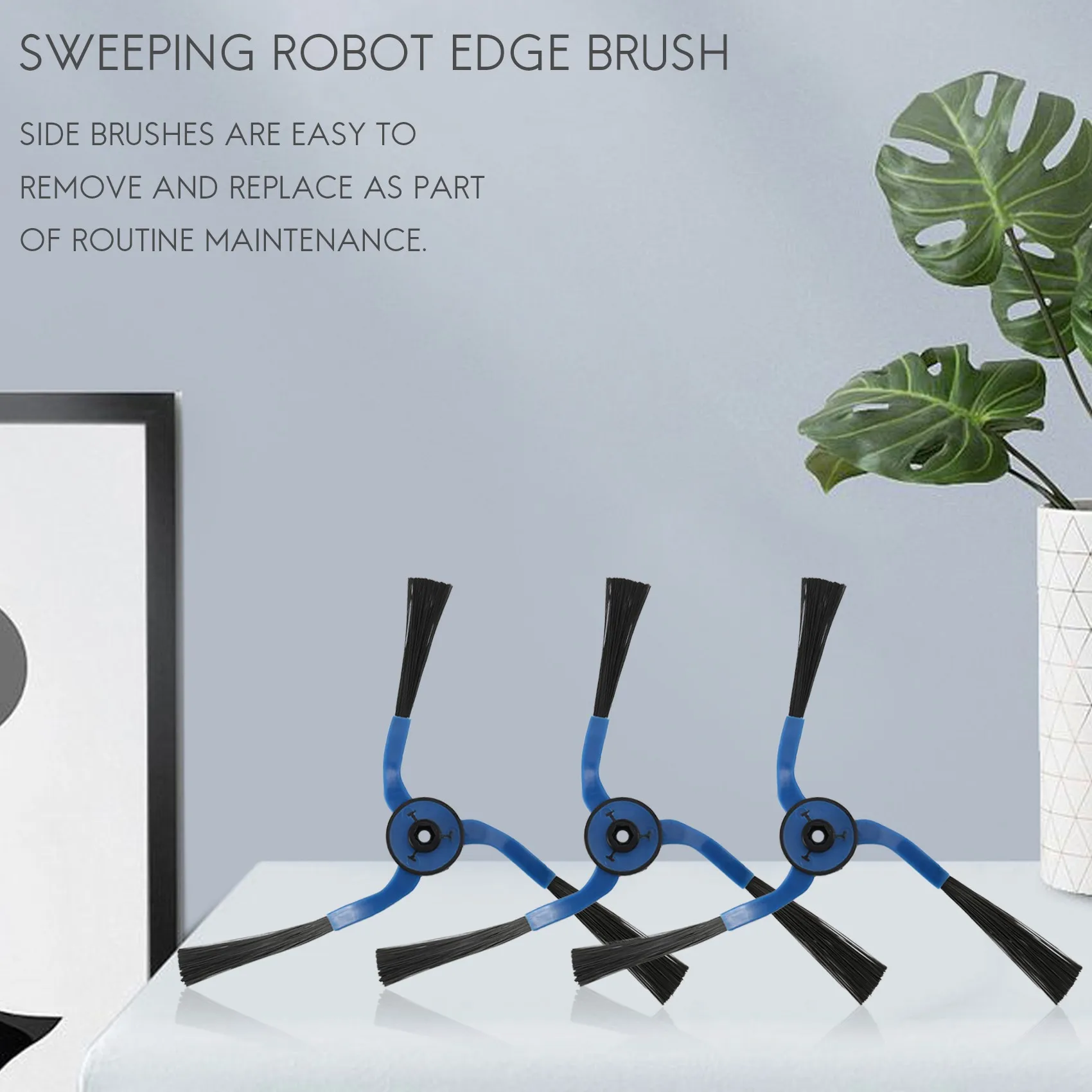 3 Paia Di Spazzole Laterali Per Samsung Navibot Robot Vc-Rm96W Vc-Rm72Vr Vc-Rm84V Vc-Rm52Vr Sr8855 Sr8751 Sr8845 Sr8895 Sr8950