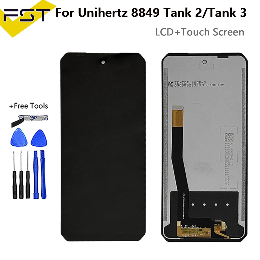Nuovo Digitalizzatore Originale Da 6.79 Pollici Per Unihertz 8849 Tank 2 Tank 3 Cell Phone 2460*1080 Display Lcd Con Gruppo Touch Screen
