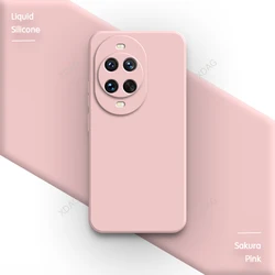 Elegant Silicone Candy Soft Back Cover - Luxury Phone Case for Huawei nova 14 Pro (Sakura Pink)