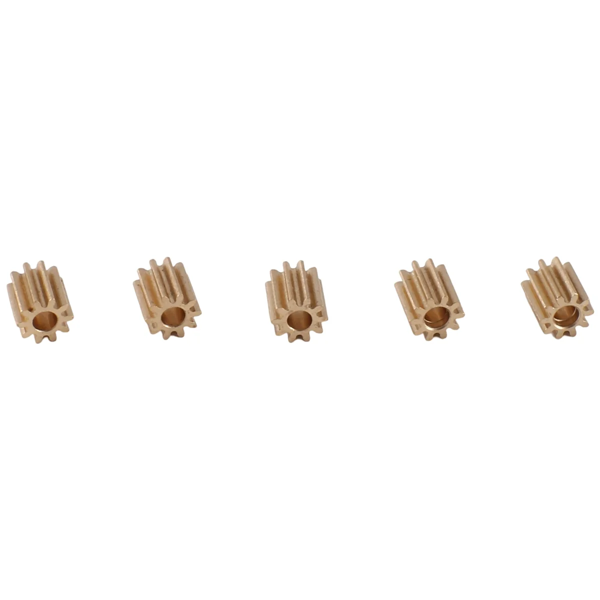 

5Pcs Brass 10T Pinion Gear Motor Gear for Axial SCX24 1/24 RC Crawler Car Upgrade Parts
