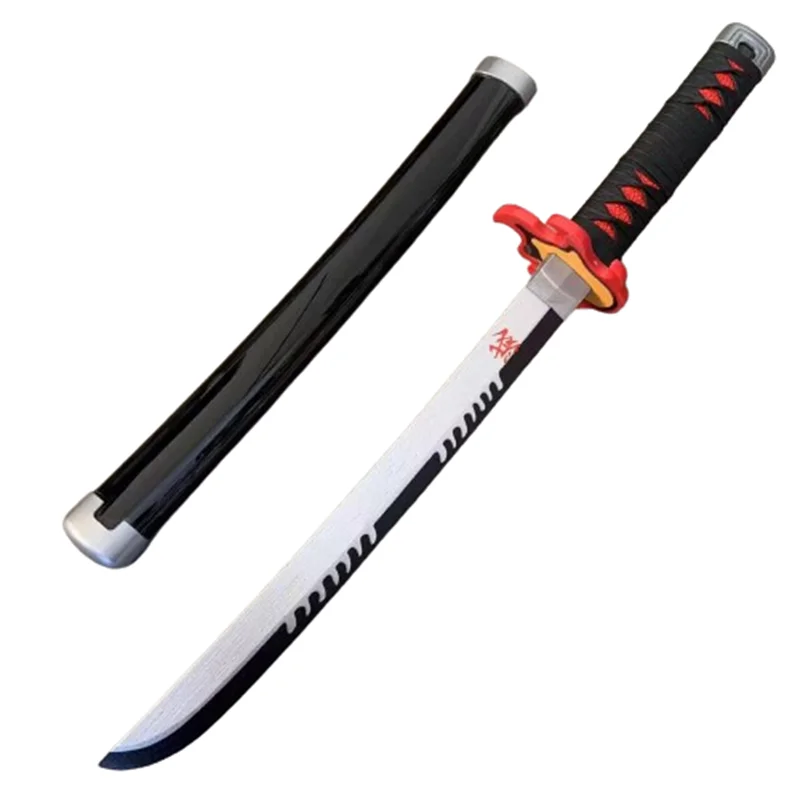 Neuestes Cosplay Iguro Obanai Anime Bambus 24-Zoll Katana Schwert Rollenspiel 60cm Modell – Detail 26