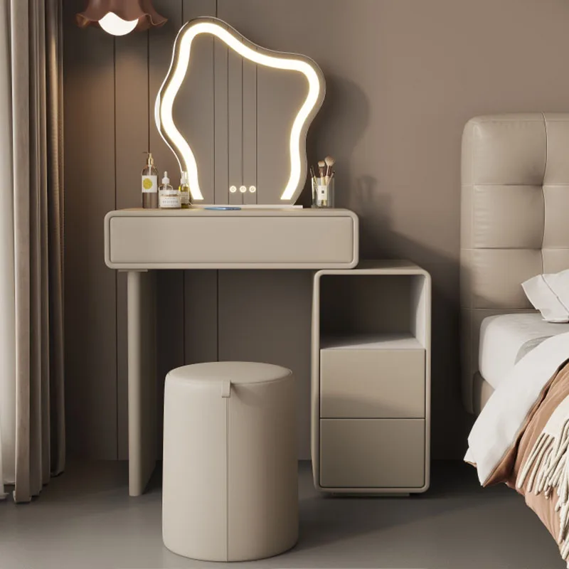 가벼운 메이크업 화장대 테이블 거울 책상 의자 액세서리, 작은 드레싱 테이블 정리함, Comoda Pra Quarto 라운지 스위트 가구