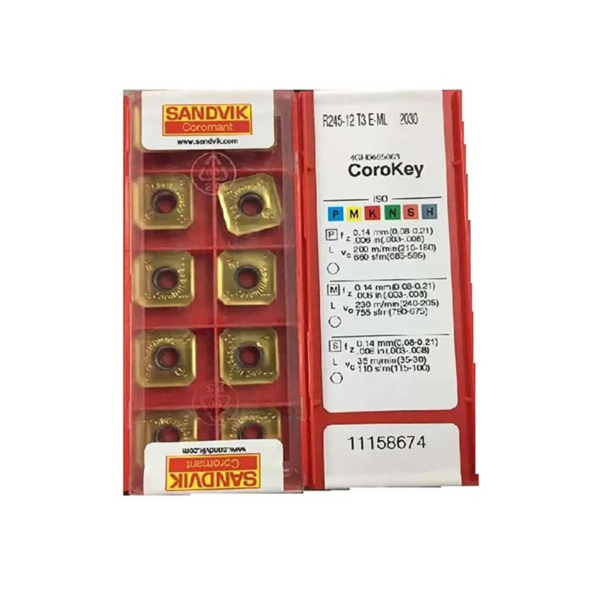 Sandvik Coromant 100 Original R245 R24512T3E ML 2030 Safety CNC Lathe