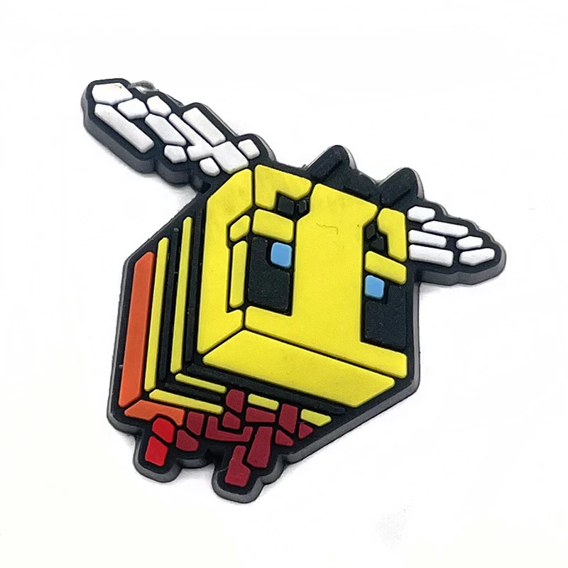 Shoe charms Pixel Theme Game Cartoon Shoes Charms For Clogs Diy Shoe Decoration Jibbitz Easter Party Gifts