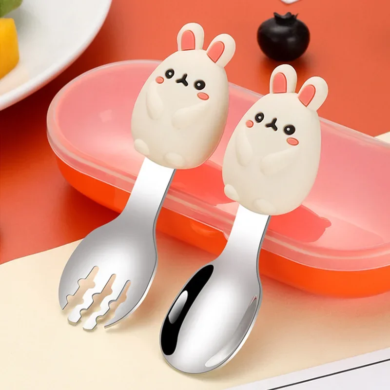 

Ложка-вилка из нержавеющей стали, с короткой ручкой, 316