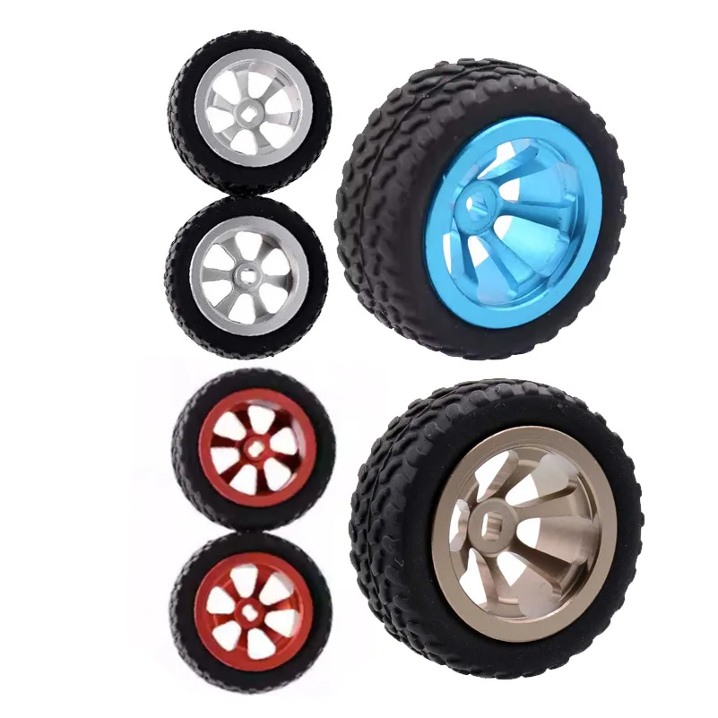 

Резиновые шины и колесные диски на радиоуправлении, 4 шт., 1,18 дюйма, для Wltoys, масштаб 1/28, K969, K979, K989, K999, P929, P939, 284131, детали модели