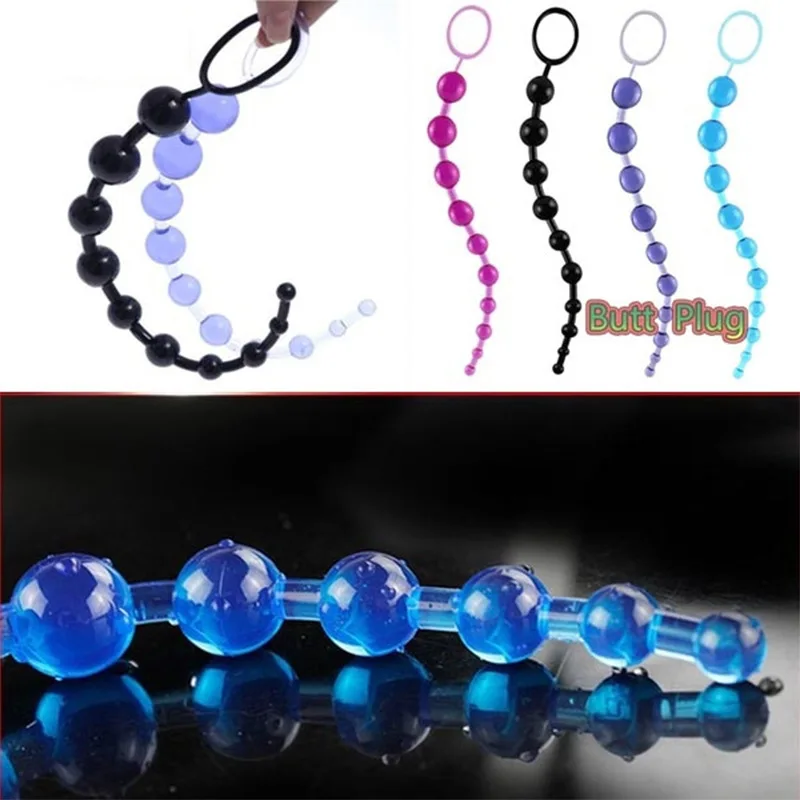 Spielzeug für Frauen Männer Homosexuell Buttplug Lange Butt Perlen Clit Pull Ring Ball Anal Stimulator Sex Zubehör_voghion.com