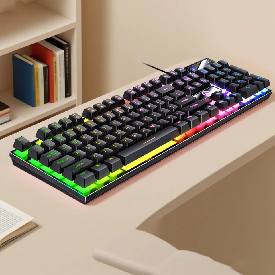 YINDIAO K500 Wire Keyboar Gaming Laptop Desktops PC Computer Office Accessories Low Profile Gamer Keyboars With_voghion.com