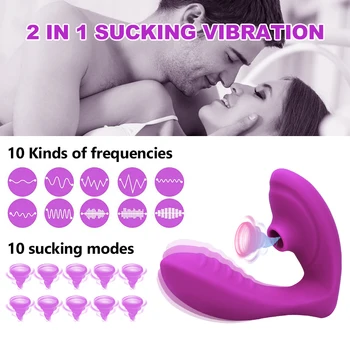 Vagina Sucking Vibrator 10 Speed Oral Sex Suction Clitoris Stimulator Sex Toys for Woman Masturbation Sexual Wellness 2