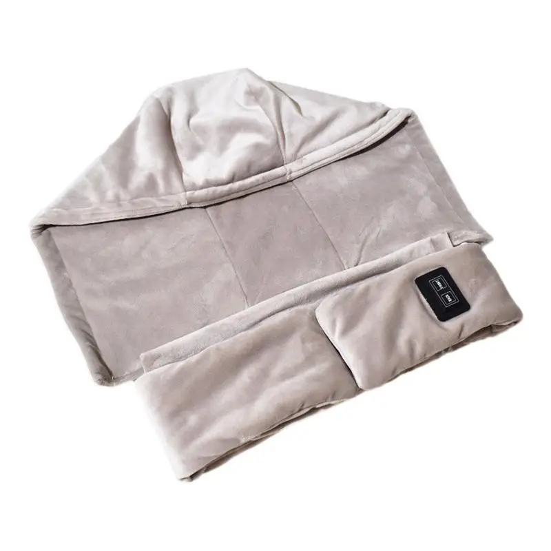 

Шарф с подогревом, перезаряжаемый умный нагревательный элемент для шеи с капюшоном, перезаряжаемый нагреватель для шеи с 3 уровнями нагрева