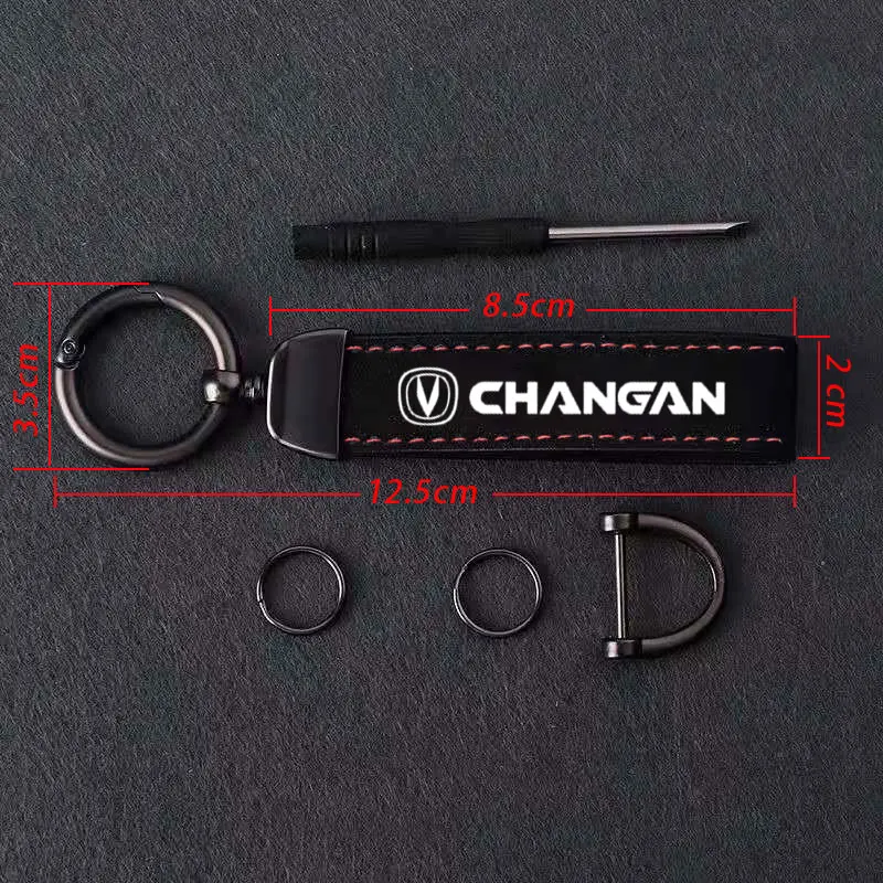 자동차 키 체인 반지 주얼리 홀더 선물 침실 클립 도어 카드 키 로프, 장안 CS75 플러스 CS95 CS35 alsvin CS15 Eado CX20