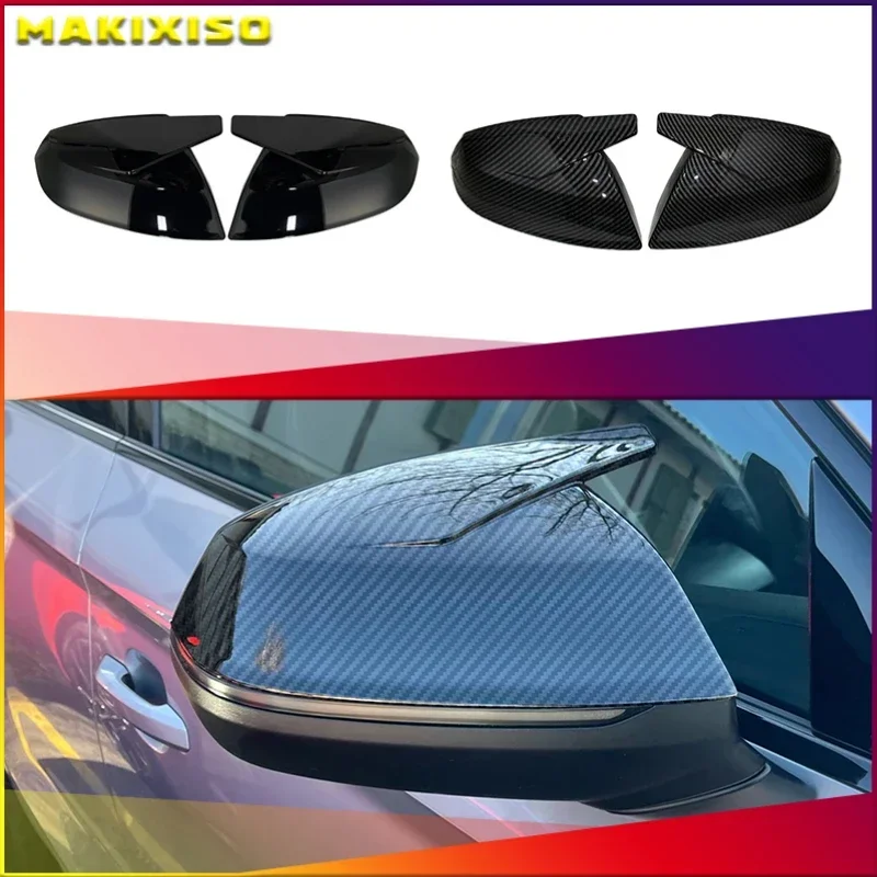 

For Audi Q5 SQ5 Q7 SQ7 Carbon Fiber Look Rear View Mirror Cover 2016 20107 2018 2019 Q5 Q7 Mirror Cover