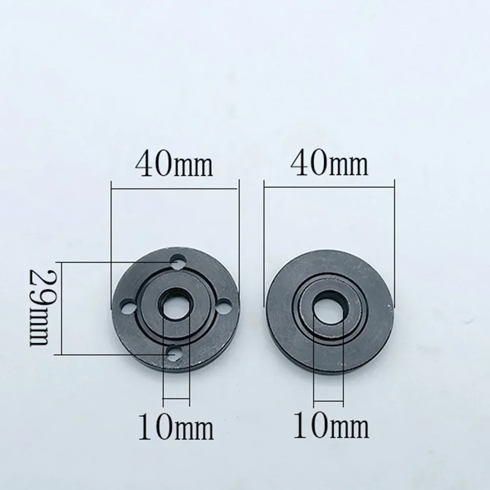 1 Pair Angle Grinder Inner Outer Flange Nut Thread Replacement Tools For 20mm And 22mm Inner Hole Cutting Discs