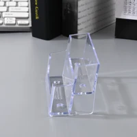 Transparent Desk Shelf Storage Box Display Acrylic Clear Plastic Desktop Business Card Holder Location Card Holder New 2
