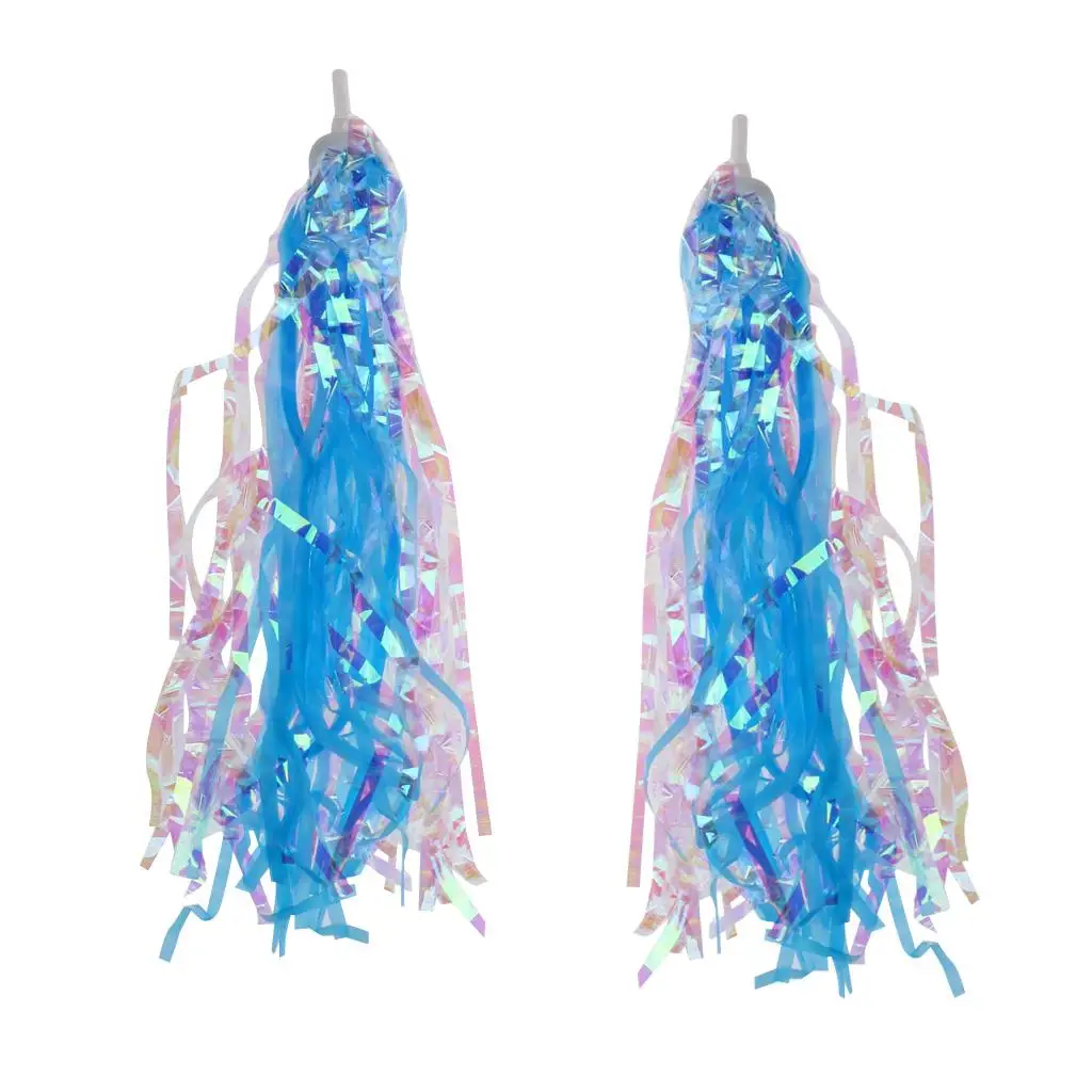 2pcs Grips Retro Pom Pom Tassels Handlebar Streamers for Kid bicycle handlebar tassels