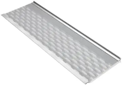 6&rdquo;Leaf Protection 100 Feet Stainless Steel Mesh White Aluminum Gutter Covers Contractor Grade Easy To Install