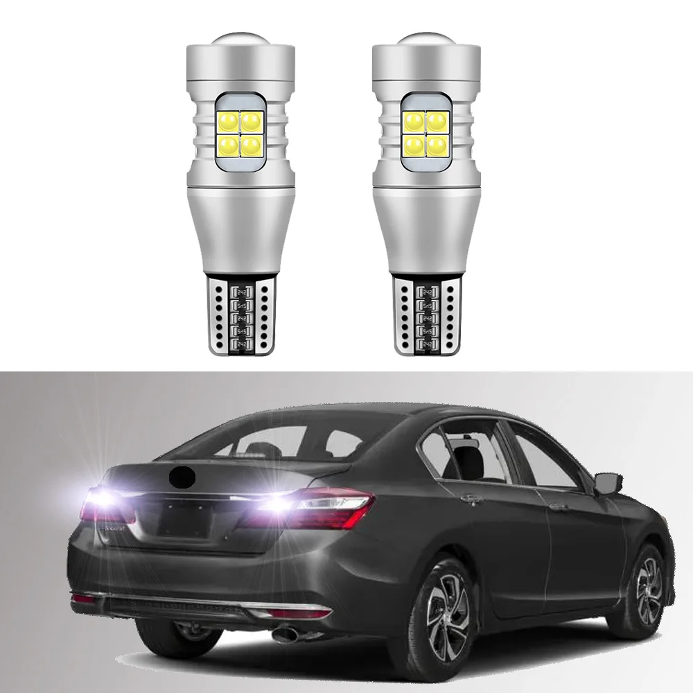

2Pcs For Honda Accord 2013 2014 2015 2016 2017 2018 2019 2020 2021 2022 LED Backup Reverse Reversing light Bulb White Error Free
