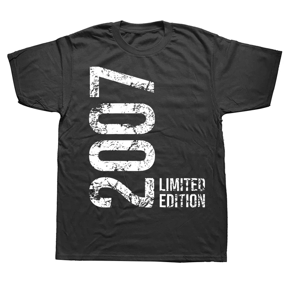 

Novelty Awesome 16th 16 Years Retro Vintage 2007 T Shirts Graphic Cotton Streetwear Short Sleeve Birthday Gifts Summer T-shirt