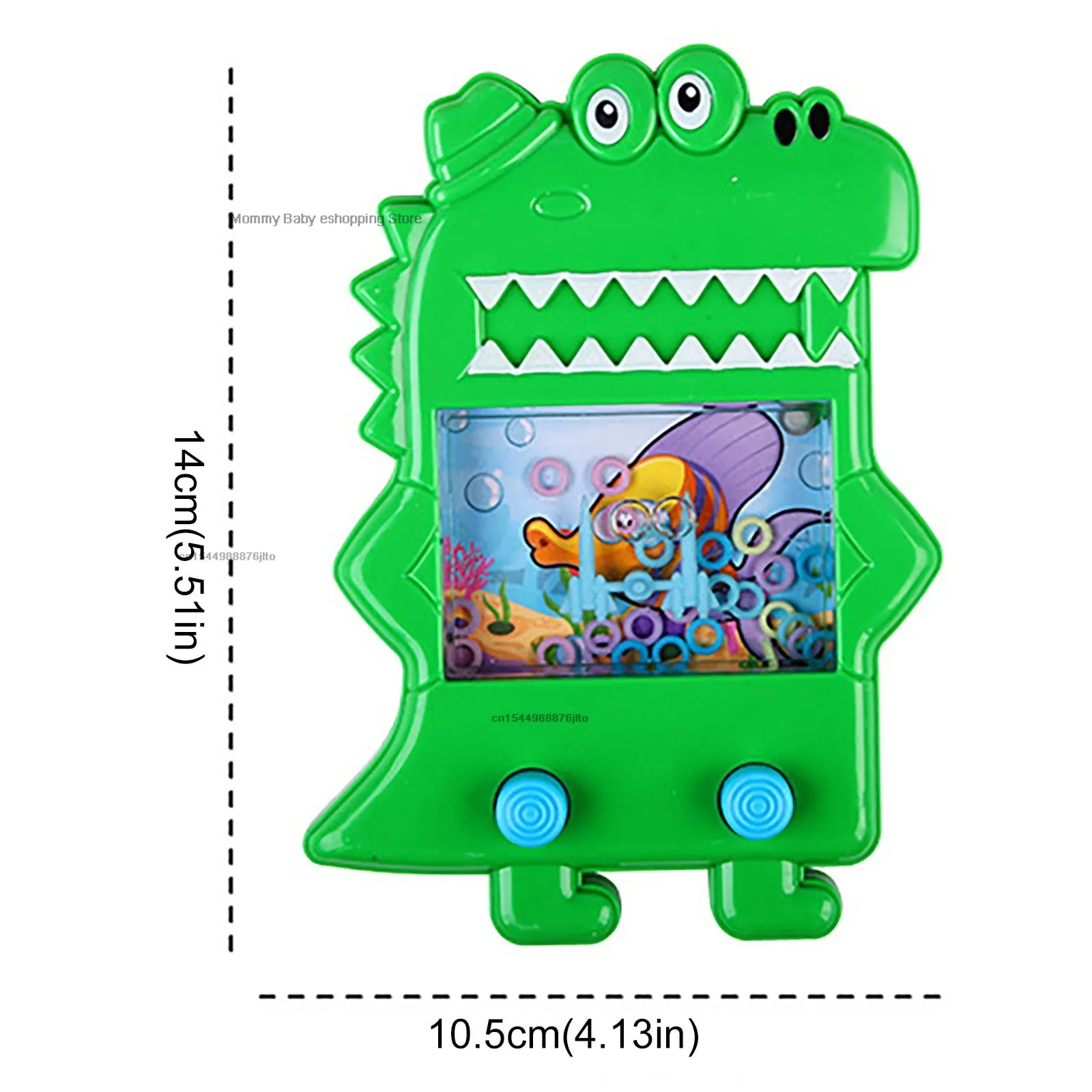 1Pc Classic Machine Children's Toy Parent-Child Interactive Children's Game Machine Hand-held Water Ring Throwing
