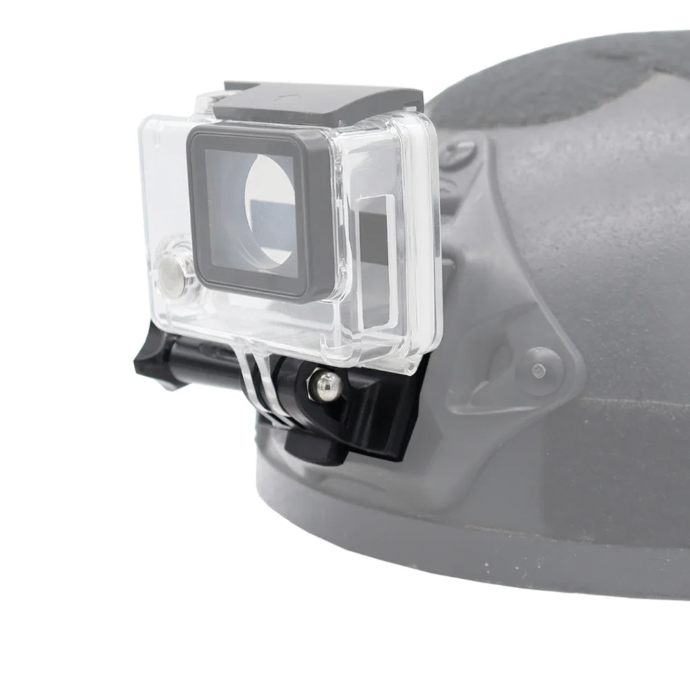 Tactical Helmet Camera Base Adapter Fixed Mount For GoPro HD