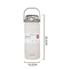 1200mL Large Capacity Thermo Bottle with Straw Stainless Steel Thermal Water Bottle Keep Cold and Hot Thermos Cup Vacuum Flask 5