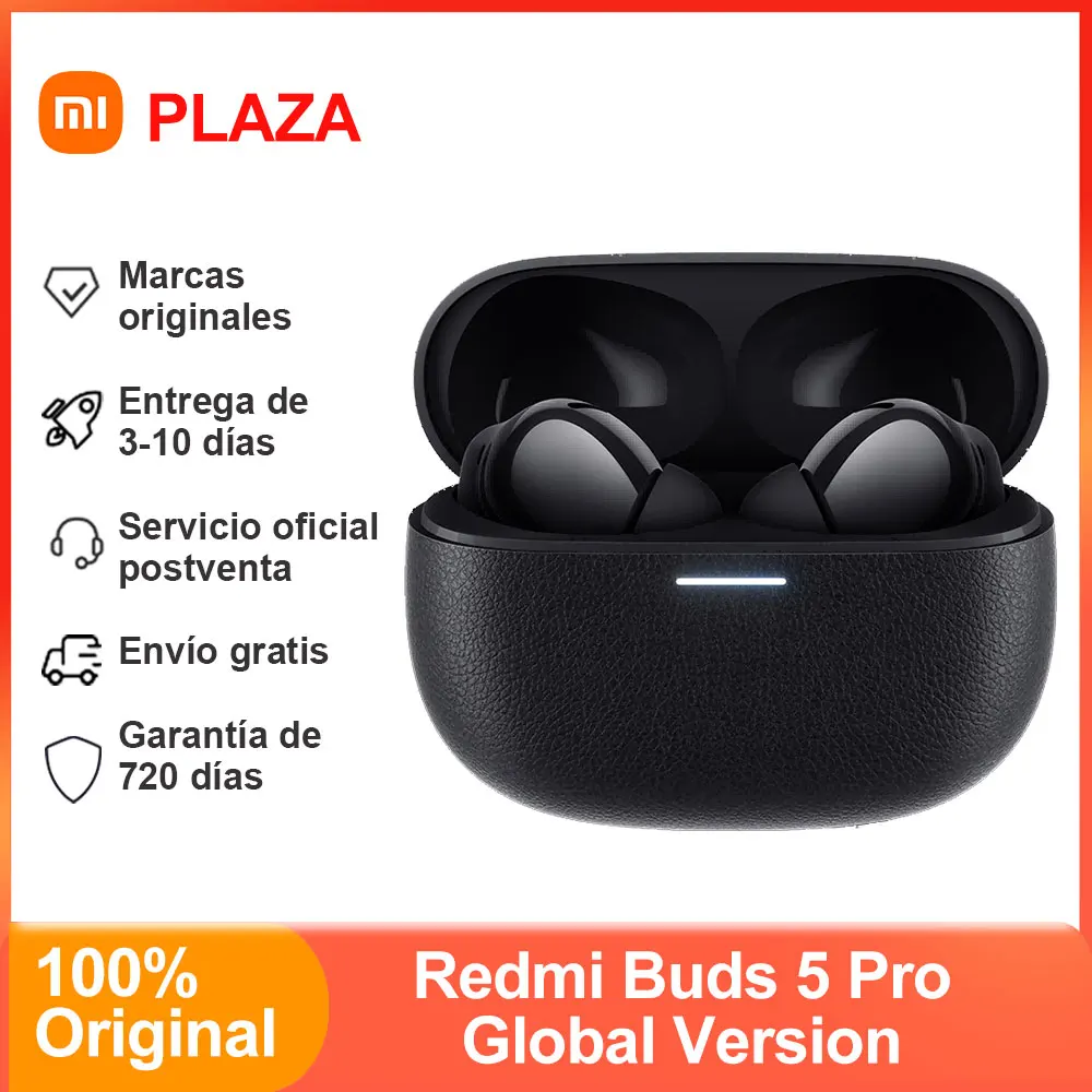 Xiaomi Redmi Buds 5 Pro auricolare Bluetooth, auricolare Wireless BT5.3, cancellazione del rumore AI per chiamate 3 microfono, controllo Touch