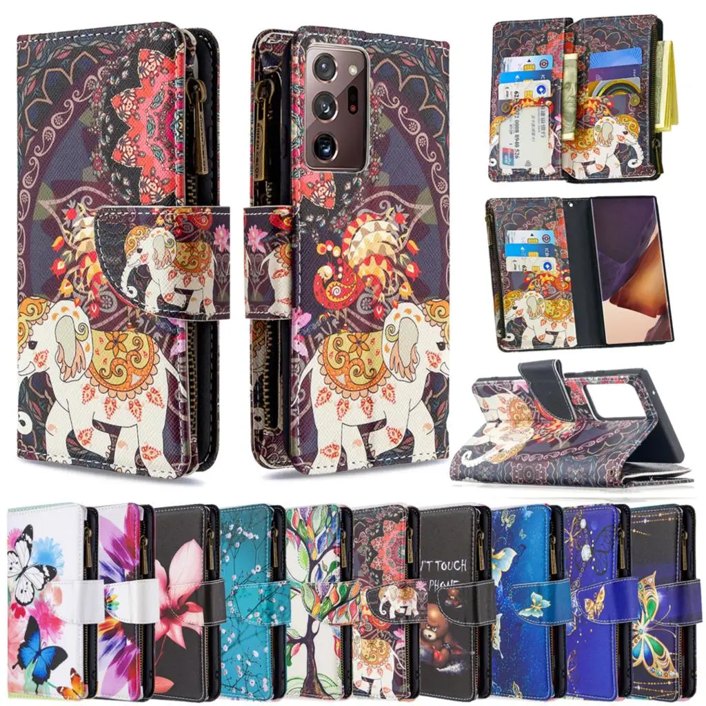 

Чехол-бумажник для Samsung Galaxy S21/S20/S30/S9 Plus/Note 20 Ultra/Note 10/S10 Lite/S10e