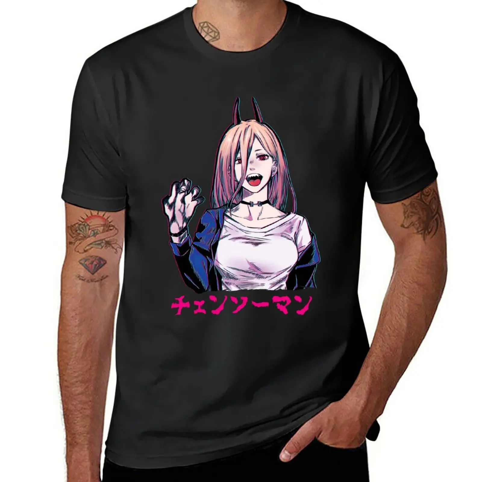 

New Reward Chainsaw Man Retro Wave T-Shirt Blouse customized t shirts quick-drying t-shirt mens graphic t-shirts anime