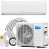 9000 BTU Mini Split AC/Heating System,19 SEER 115V Energy Saving Ductless Split-System Air Conditioner with PreCharged Condenser 1