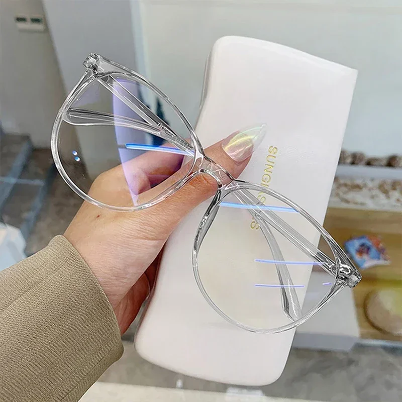Korean Fashion Anti Blue Light Glasses For Man Woman Transparent