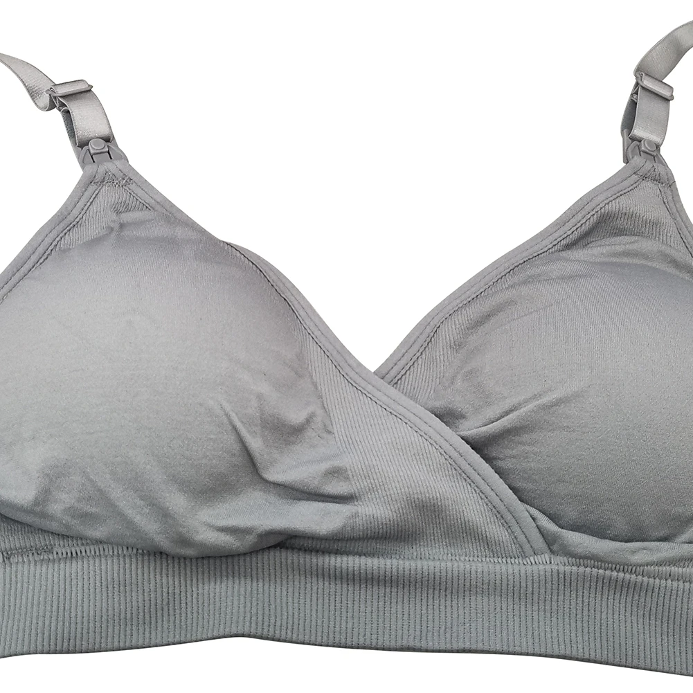 Maternity Nursing Bras Without Bones Breathable Breastfeeding Pregnant Women Pregnancy Underwear Breast Feeding Bra 5