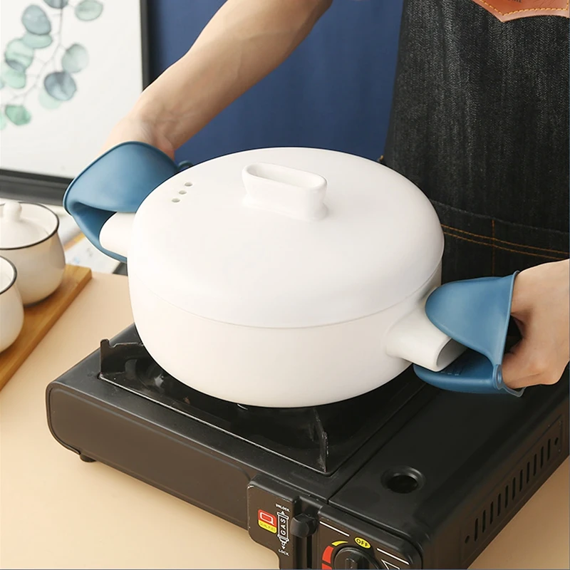 실리콘 미끄럼 방지 장갑, 핫 클램프 그리퍼, 핫 냄비 팬, 핫 접시 플레이트, 볼 그리퍼 클립 도구 (세트)