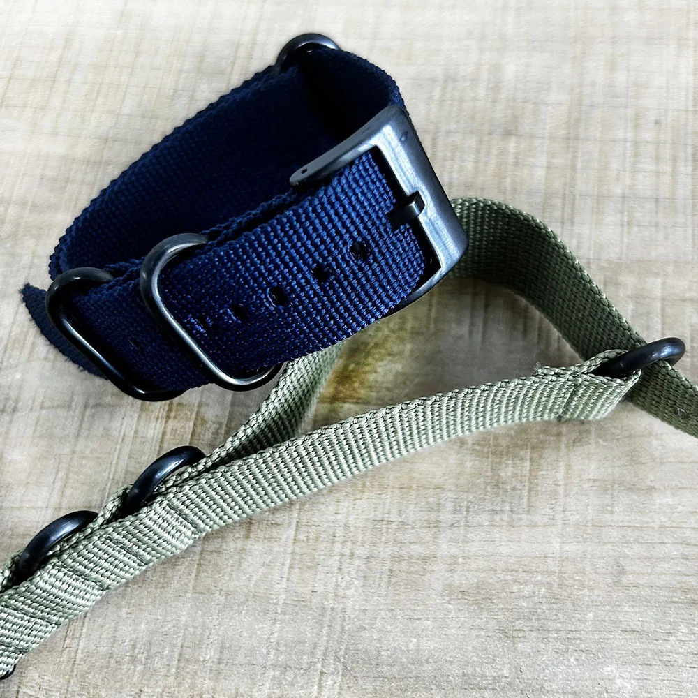 Universal Nylon NATO Watch Strap with Stainless Steel Buckle