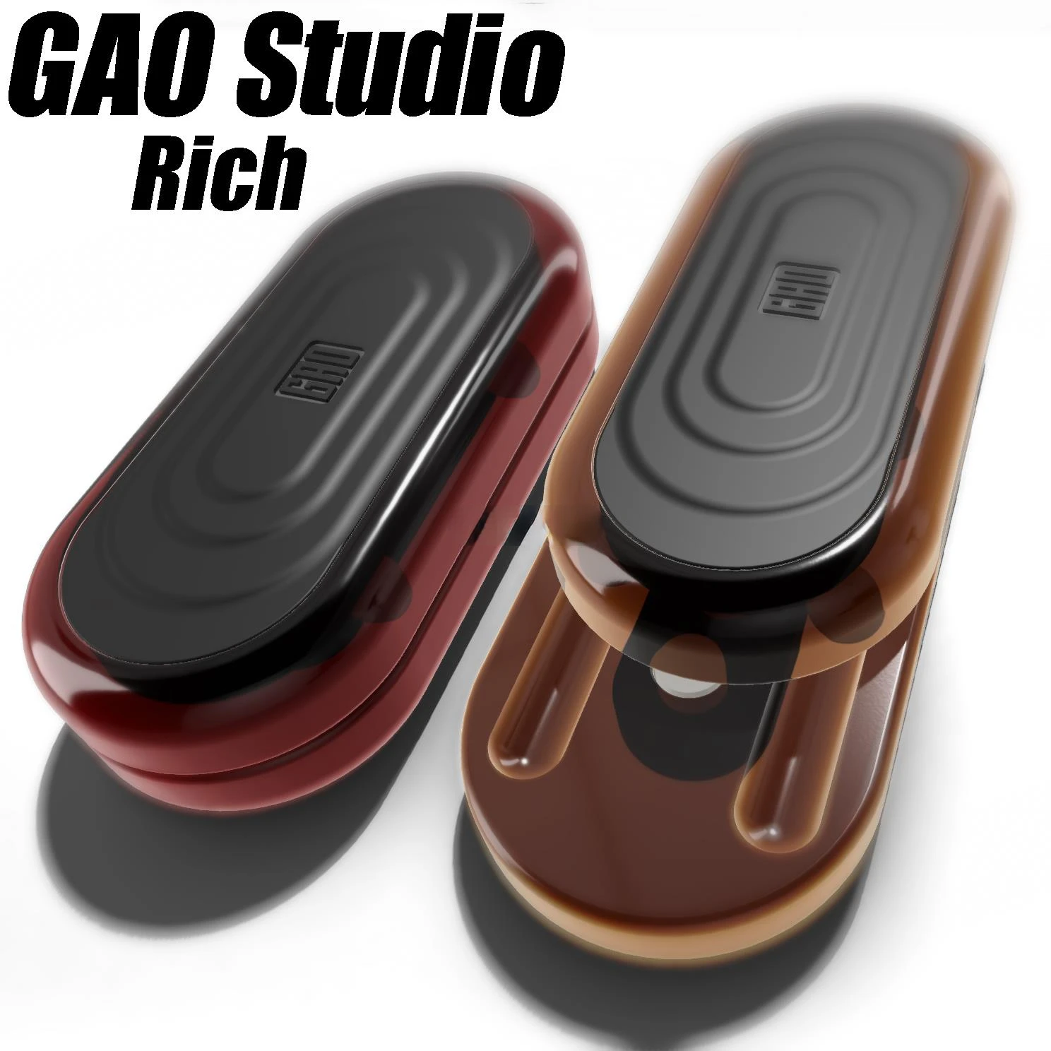 

GAO Studio Rich Push Slider PC магнетизм для начинающих EDC офисные модные игрушки антистресс релейный слайдер игрушка-антистресс