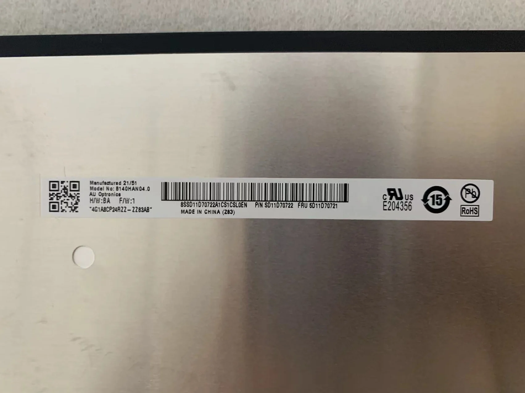 Laptop Lcd Led Tela Matriz Ips Fhd 14 Asus X415 X415d X415da X415m X415ea M415d M415da 1920*1080 - Imagem 5