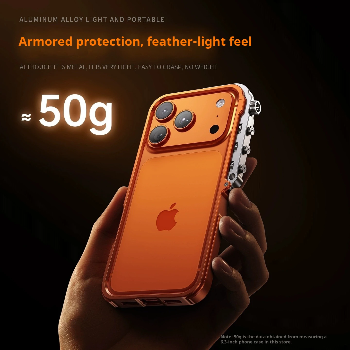 Cyberpunk Shockproof Aluminum Alloy Frame Case with Heat Dissipation