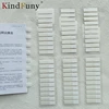 1200 Pages Frosted Simple Pure White Index Stickers Transparent Label Stickers DIY Sticky Notes Office School Supplies 2